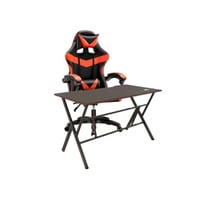 حزمة طاولة 100 سم سوداء + كرسي قيمنق