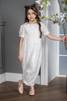 جمبوست بناتي مطرز بـ ورد