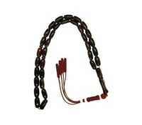 مسباح فاتوران بني قصة صنوبرية 33 خرزة 10 ملم بكركو...