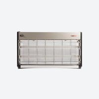 كولن صائد حشرات 20 واط، 2 شمعة ، لون فضي