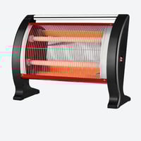 كولن دفاية كهربائية ديكور 1800 واط، 2 أنبوب، لون أ...