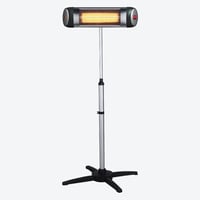 كولن دفاية فناء كهربائية 2000 واط, لون فضي