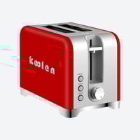 كولن محمصة خبز مزدوجة ستانلس ستيل، 930 واط، متعددة...