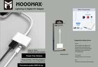 محول ايفون/HDMI + منفذ ايفون للشحن