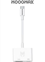 محول تايب سي/HDMI + منفذ تايب سي للشحن