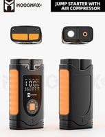 1x4 اشتراك بطارية ومنفاخ هواء وباور بانك وكشاف (لا...