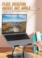 حامل لابتوب قابل للتعديل 360 درجة