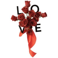 ورد طبيعي - بوكيه Love