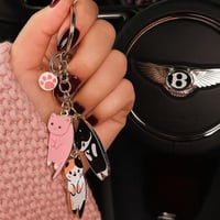 ميدالية مفاتيح بتصميم القطط الكتكوته