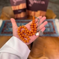 مسباح فاتوران أنتيمون لون برتقالي معتق