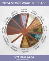 BRICK RED ENGOBE stoneware EG003