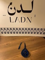 مسباح بكلايت تمليكه ازرق شفاف