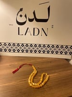 مسباح بكلايت جملي لماع كركوشه احمر