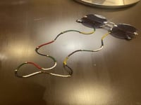 سير نظارة خرز ملون