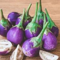 بذور باذنجان بنفجسي مدور