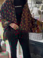 شال الروز دبل فيس وجه مخمل وجه روز