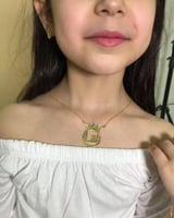 طقم اسورة مع سلسال بناتي بالاسم حسب الطلب