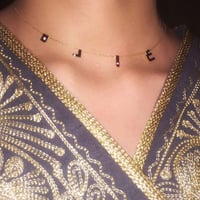 قلادة احرف الاسم مع زركون - متجر تفاصيل