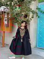 فستان تراثي بناتي انيق - متجر تفاصيل