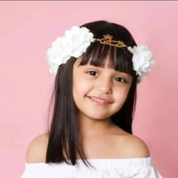 طقم طوق ورد بناتي مع سلسال بالاسم حسب الطلب