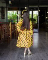 فستان شالكي اطفال انيق بالاسم - متجر تفاصيل