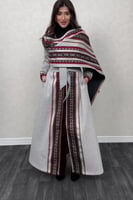 بشت مطرز بسدو مع شال - متجر تفاصيل