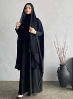 عباية العمره مع الطرحة - متجر تفاصيل