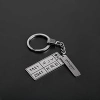 ميدالية مفاتيح لوحة سيارة اكرليك- متجر تفاصيل