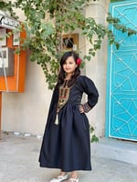 فستان تراثي بناتي انيق - متجر تفاصيل