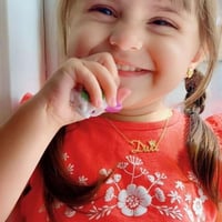 سلسال ناعم بالاسم مع فصوص - متجر تفاصيل