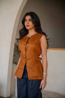 عباية كاجوال لون كحلي او الاسود من الينن - متجر تف...