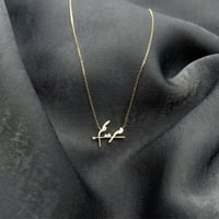 عقد الاميرة الناعم المرصع بالفص - متجر تفاصيل