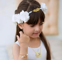 طوق ورد بناتي بالاسم حسب الكلب