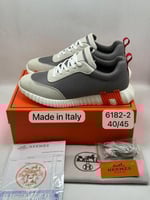 شوز رسمي رجالي هرمز رمادي برتقالي