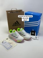 حذاء رياضي Adidas HB-636 – أبيض × لمسات نيون