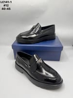 حذاء رسمي رجالي شبية ماركة برادا Prada باللون الاس...