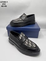 حذاء رسمي رجالي شبية ماركة ديور Dior باللونين البي...