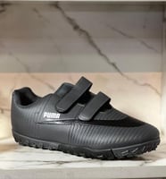 حذاء ولادي كرة قدم من ماركة بوما Puma-رمادي