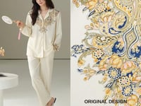 بيجاما القطن الناعمة بتفاصيل أنيقة وفاخرة