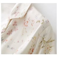 بيجاما الزهور الفكتورية من قماش الفيسكوز البارد-أك...