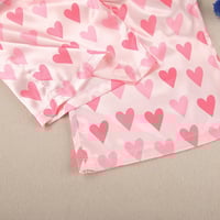 بيجاما القلوب الأنثوية بملمس انسيابي فاخر