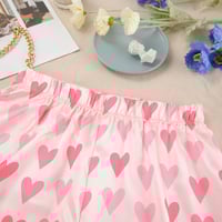 بيجاما القلوب الأنثوية بملمس انسيابي فاخر