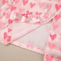 بيجاما القلوب الأنثوية بملمس انسيابي فاخر