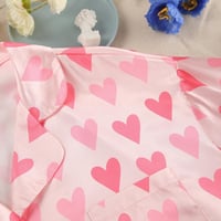 بيجاما القلوب الأنثوية بملمس انسيابي فاخر