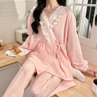 بيجاما القطن المشروط الناعم والبارد