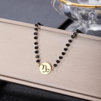 أسوارة برج الجدي مطلية بالذهب عيار 18 قيراط