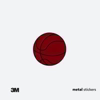 ملصق معدني basketball