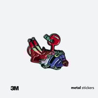 ملصق معدني مستر سلطع