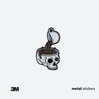 ملصق معدني كوفي للنخاع