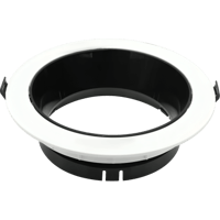 جرم كشاف لون اسود مع ابيض متحرك مانع للتوهج 14 سم